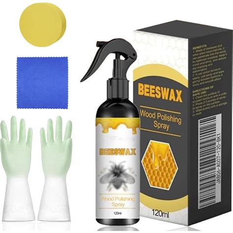 Natural Beeswax Care Spray & Restorer Bees Wax Furniture Polish and ...