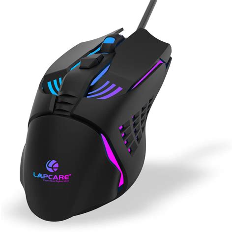 LAPCARE Champ LGM-105 Gaming Mouse, 6 Buttons, 4 Adjustable DPI Levels ...
