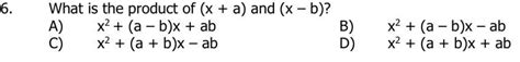 What is the product of (x+a) and (x-b)? - Brainly.in
