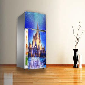 Ainan Decor 160 cm Beautiful Kingdom Fridge Sticker (Double Door 60x160 ...