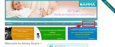 Steps to book lab visit appointment from Amma Scan