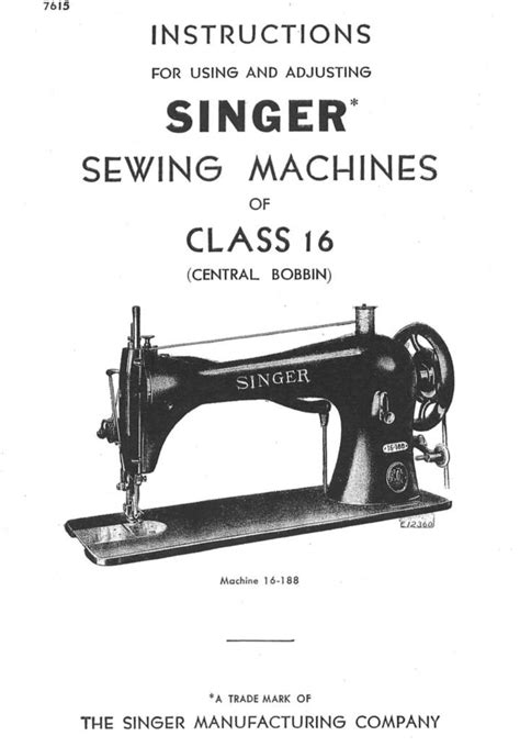 Image result for Singer Sewing Machine User Manual