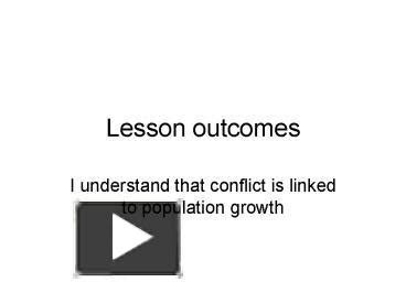 Lesson Outcomes 的图像结果