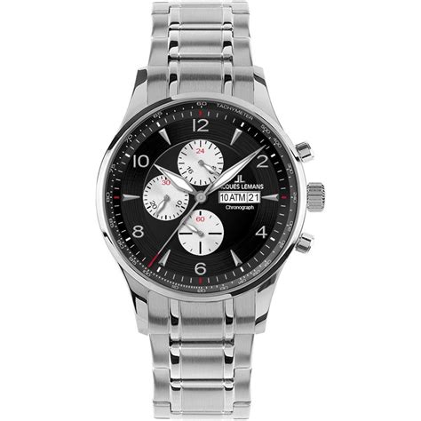 Buy Jacques Lemans Analogue Black Dial Men's Watch at Amazon.in