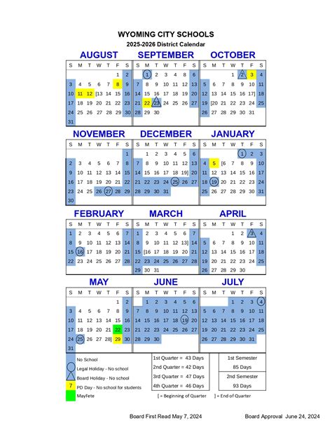 Wyoming City Schools Calendar 25-26 Revised [PDF] - EduCounty