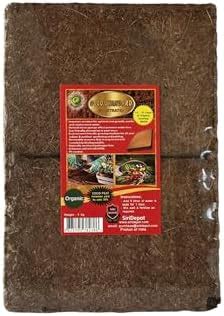 Coconut Coir Coco Peat 1 kg Compressed Block Expand Upto 15 litres Low ...