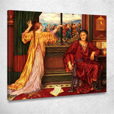 The Gilded Cage Evelyn De Morgan canvas print