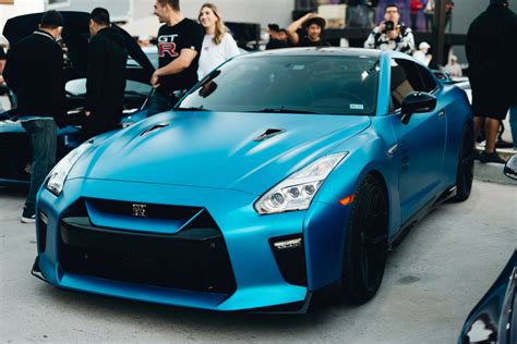 Download Azure Blue GTR Car Wallpaper | Wallpapers.com