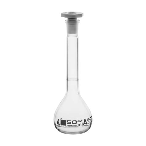 Flask Volumetric class 'A', cap. 50ml, socket size 12/21, borosilicate ...