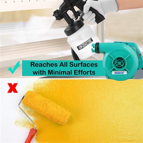 Cheston Professional Paintzoom Spray Gun 4 in 1 Magic Heavy Duty ...