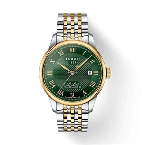Tissot Le Locle 39.3mm Green Dial Two Toned Watch T0064072209300 for Rs ...