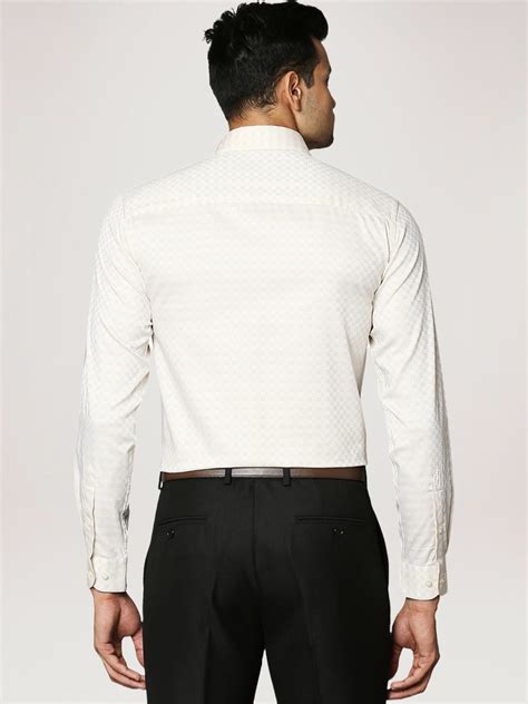 Men Fawn Contemporary Fit Structure Cotton Full Sleeve Shirts – MyRaymond