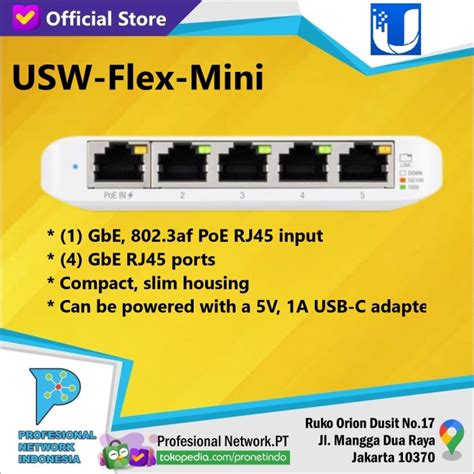 Promo Ubiquiti USW Flex Mini USW-FLEX-MINI Cicil 0% 3x - Jakarta Pusat ...