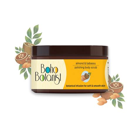 Almond & Babassu Polishing Body Scrub 200g – Boho Botanist