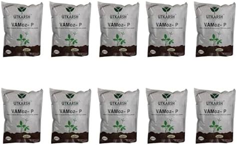 Utkarsh VAMoz-P (Mycorrhiza with 100 IP/gm) BioFertilizer for Vigorous ...