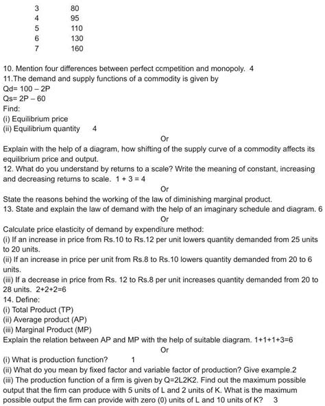 AHSEC Class 12 Economic Questions Paper 2020 | HS 2nd Year Economic ...