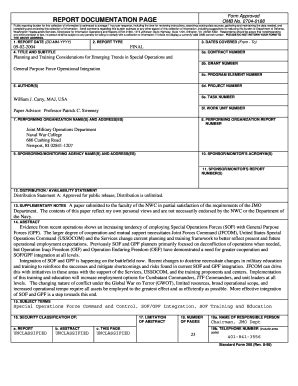 Fillable Online dtic Planning and Training Considerations for Emerging ...