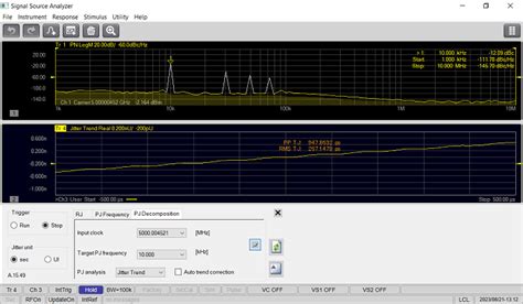 Jitter Measurement 的图像结果