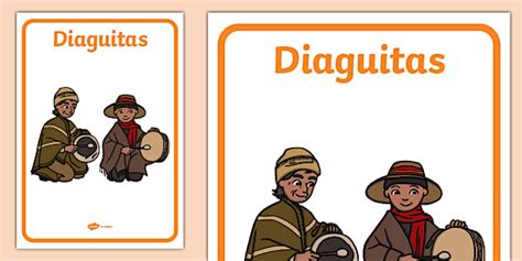 Dibujo Diaguitas: vestimenta tradicional - Twinkl Argentina