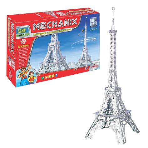 Mechanix Eiffel Tower, STEM Toy, Building and Construction Set ...