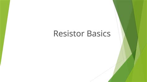 Image result for Resistor Basics