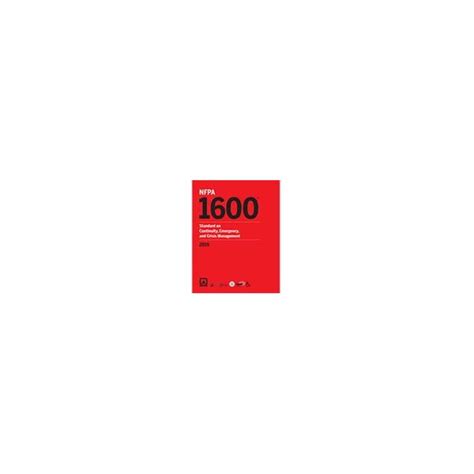 Buy NFPA 1600, Standard on Continuity, Emergency, and Crisis Management ...