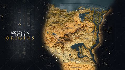 Assassin's Creed Origins Full Map Revealed; Armor Appearance Change In ...