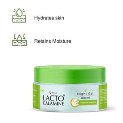 Buy Lacto Calamine Green Tea Night Gel | Night Cream - Wellify