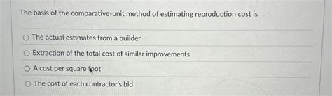 Image result for Comparative Unit Method