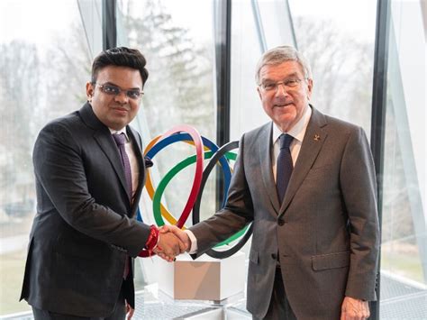 ICC chariman Jay Shah meets IOC chief Thomas Bach: Efforts underway to ...