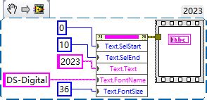 LabVIEW How to Use String Indicator 的图像结果