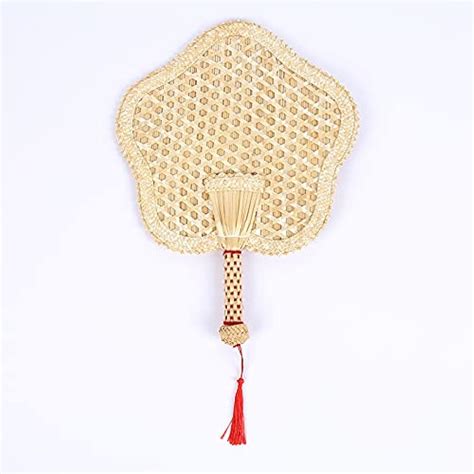 Buy THE WHITE SHOP Hand Held Fan Decorative Folding Fans Natural Bamboo ...