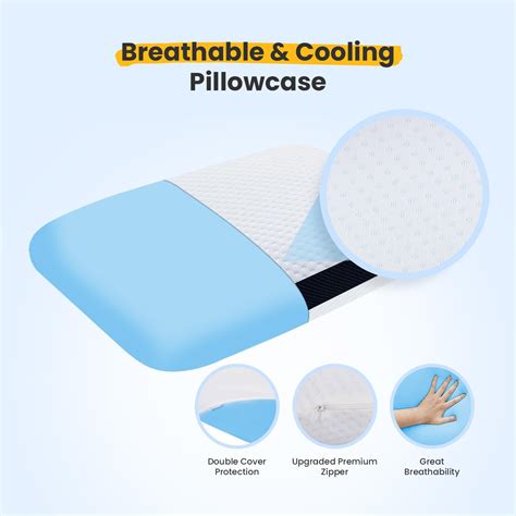Small Memory Foam Pillow | Small Pillow | Cooling Gel Pillow – Sleepsia ...