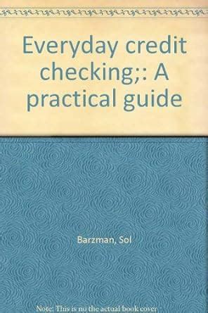Buy Everyday credit checking;: A practical guide Book Online at Low ...