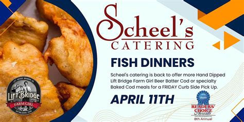 Scheels Catering Curbside Fish Dinner, Stillwater Event Center, 11 ...