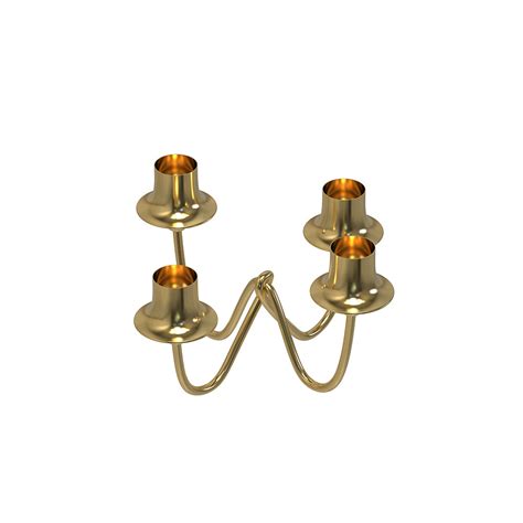 Elegant Steel Tealight Holder for 4 Candles – Metalsmith