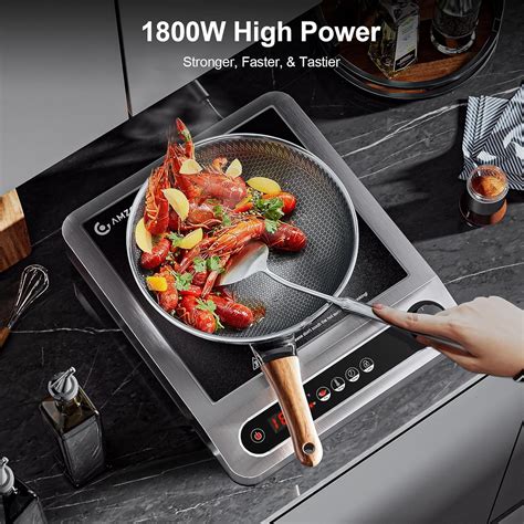 Amzchef Induction Cooktop, 1800W Commercial Induction India | Ubuy