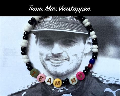 Buy Max Verstappen Bracelet: F1 Racing Fan Jewelry Online in India - Etsy