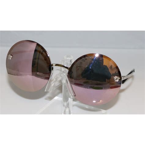 Versace GLAM MEDUSA VE 2176 1000/5R Silver Sunglasses