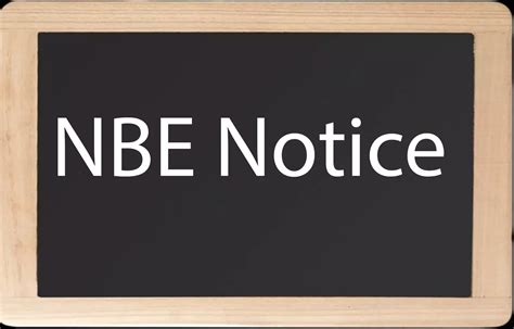 NBE releases schedule, eligibility criteria for Formative Assessment ...