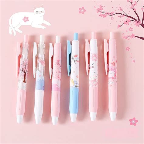 Buy Giant star Cute Mini Gel Pens, Lovely Cherry blossoms Gel Pens ...
