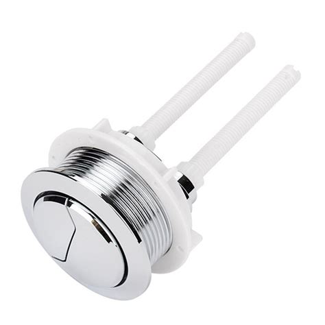 Thread 48mm Toilet Dual Push Flush Round Head Button Water Valve ...