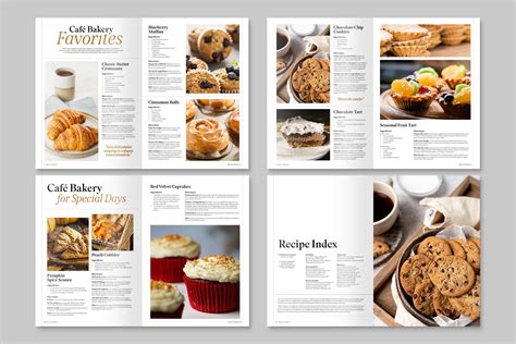 Cookbook Recipe Book Template - BrandPacks