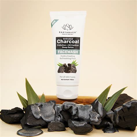 Earthraga Activated Charcoal Face Wash | Deep Cleansing Facewash ...