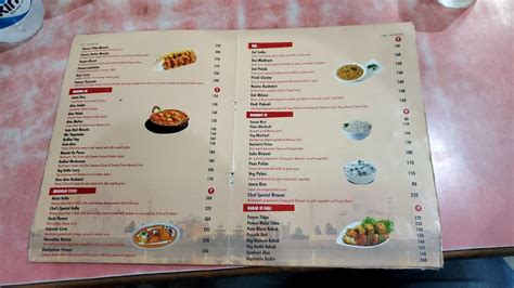 Menu at Chef Signature Restaurant, Agra, Travel Monkey Hostel