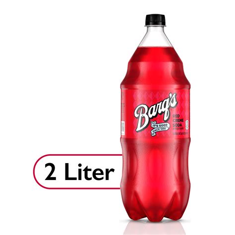 Barq's Red Creme Soda Pop, 2 Liter Bottle - Walmart.com