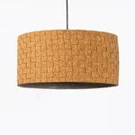 Buy Ceiling Light Fixtures | Cork Weaved Drum Pendant Lamp | Shop at ...