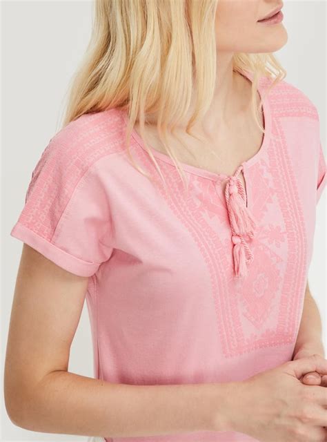 Buy Women Printed Tie-Up Neck Top Online at just Rs. 399.0 ...