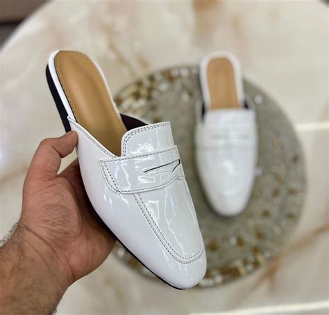 Patent Mules Backopen Shoes First Copy – Elegant & Stylish