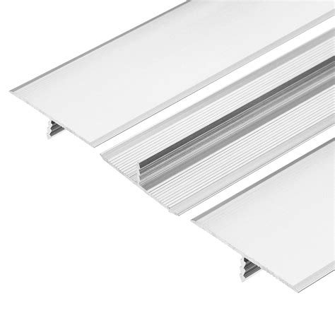 uxcell 3pcs Aluminum T Molding Floor Transition Strip, 35.4inch Door ...